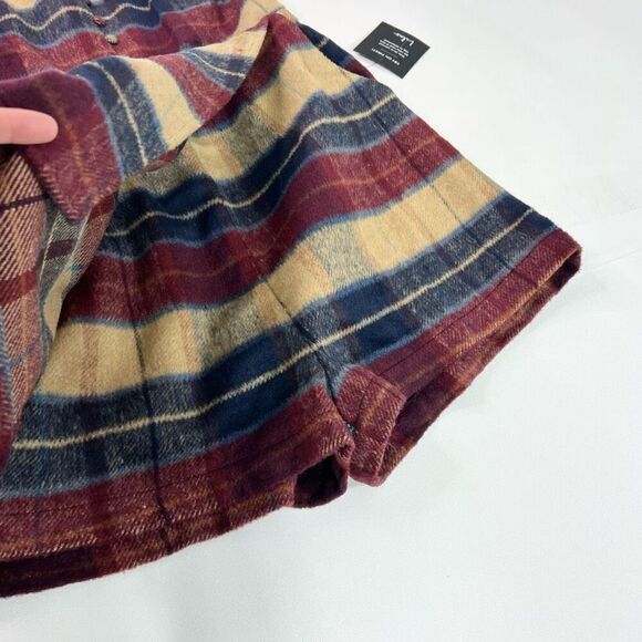 Lulus Romper Dress Women Large Grais Plaid Sleeveless Skort NWT Mod Hippie fall - Picture 12 of 15